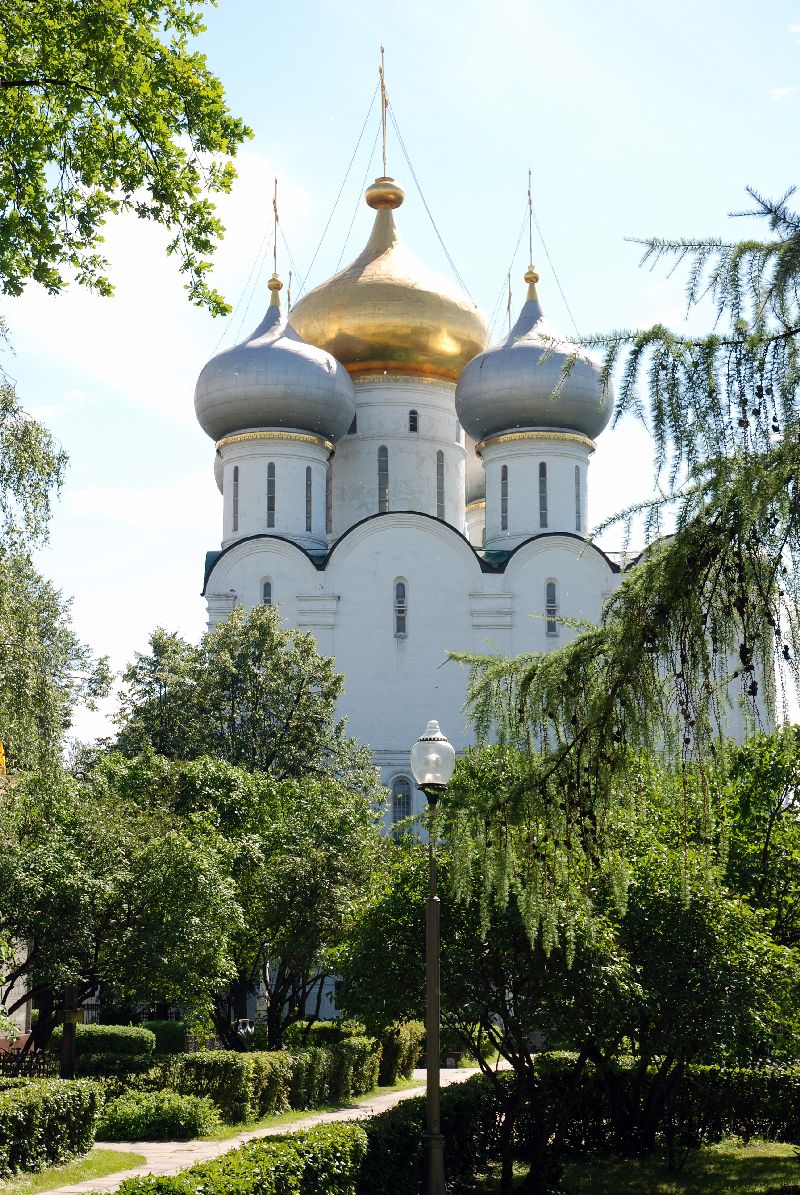 La cathédrale Notre-Dame-de-Smolensk du monastère de Novodievitchi, Moscou, Russie.