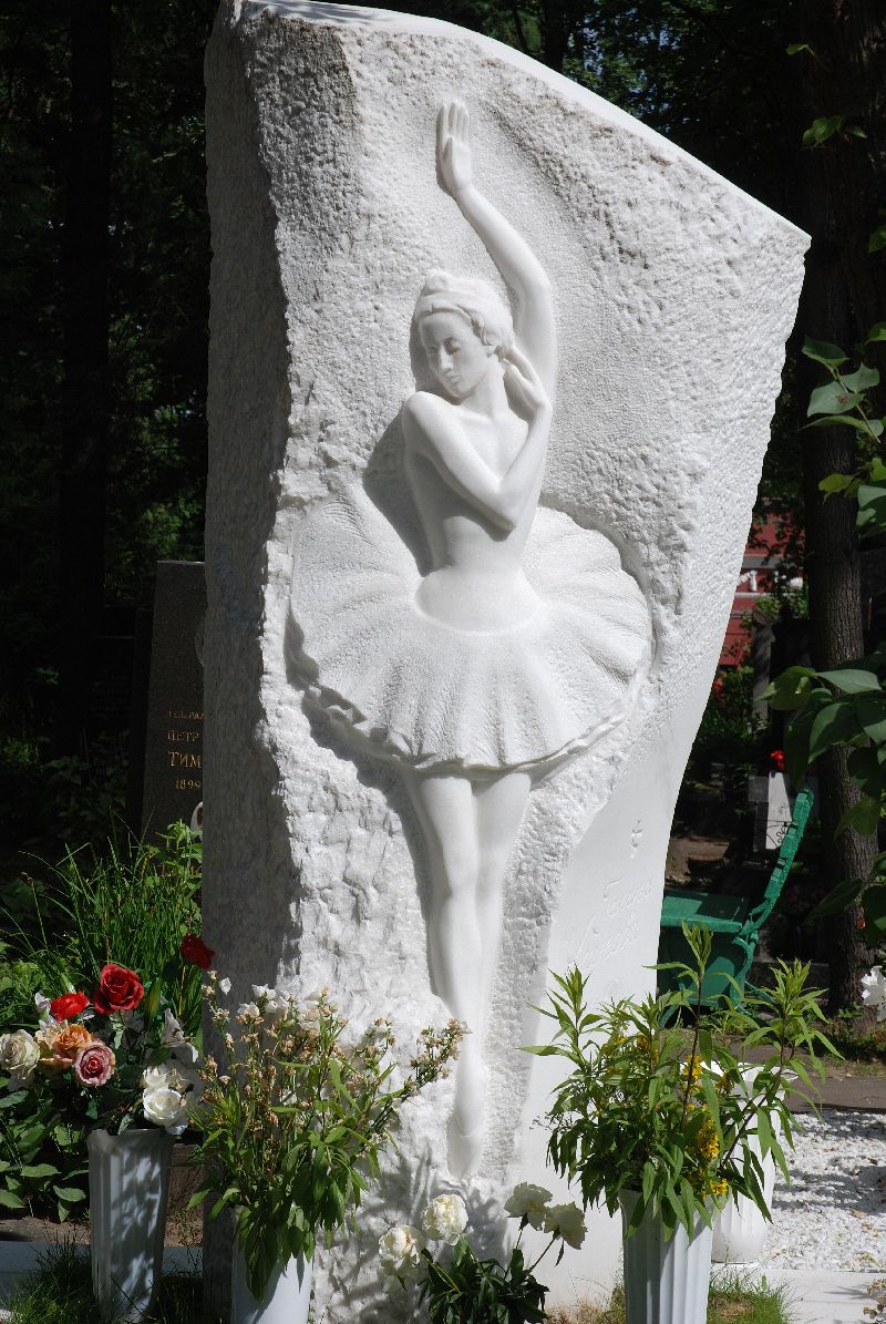 Anna Pavlova, cimetière de Novodievitchi, Moscou, Russie.