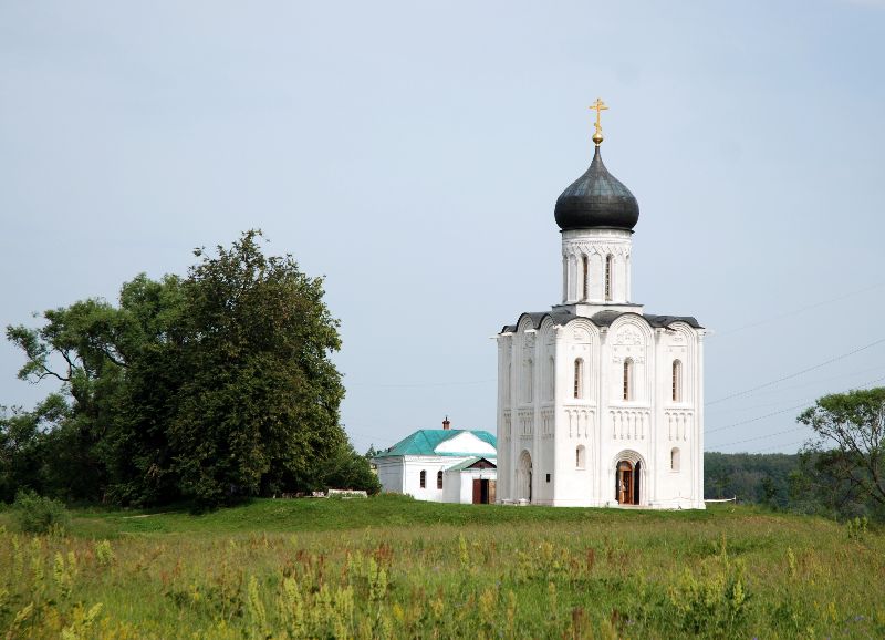 Église de l’Intercession-de-la-Vierge sur la Nerl, Bogolioubovo, Russie.