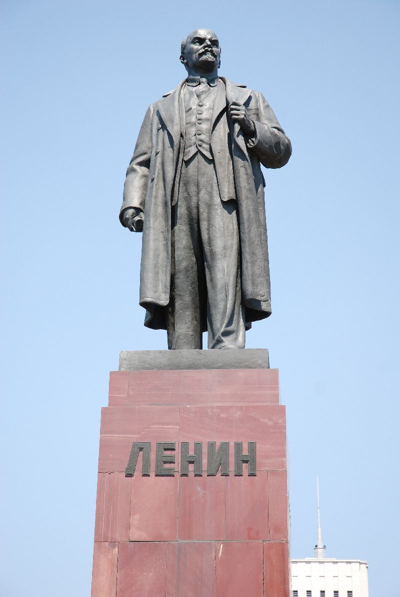 Statue de Lénine, Kazan, Russie.