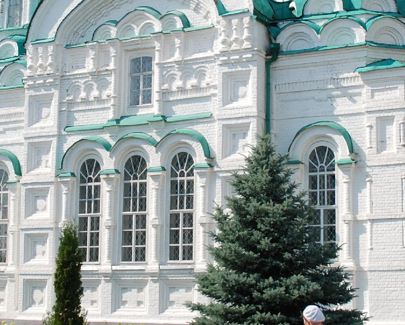 Cathédrale Notre-Dame-de-Géorgie, Monastère de Raïfa, Kazan, Russie.
