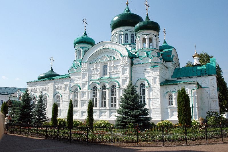  La cathédrale de la Sainte-Trinité, monastère Notre-Dame de Raïfa, Kazan, Russie.