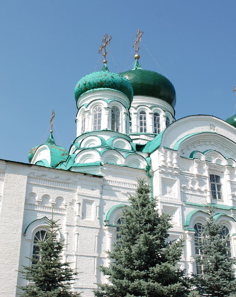 La cathédrale de la Sainte-Trinité, Monastère de Raïfa, Kazan, Russie.