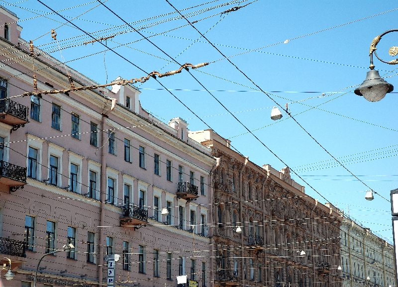 Avenue Perspective Nevski, Saint-Pétersbourg, Russie.