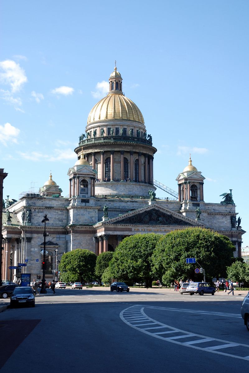 La cathédrale Saint-Isaac, Saint-Pétersbourg, Russie.