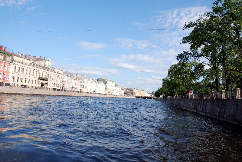 Canaux de Saint-Pétersbourg, Russie.
