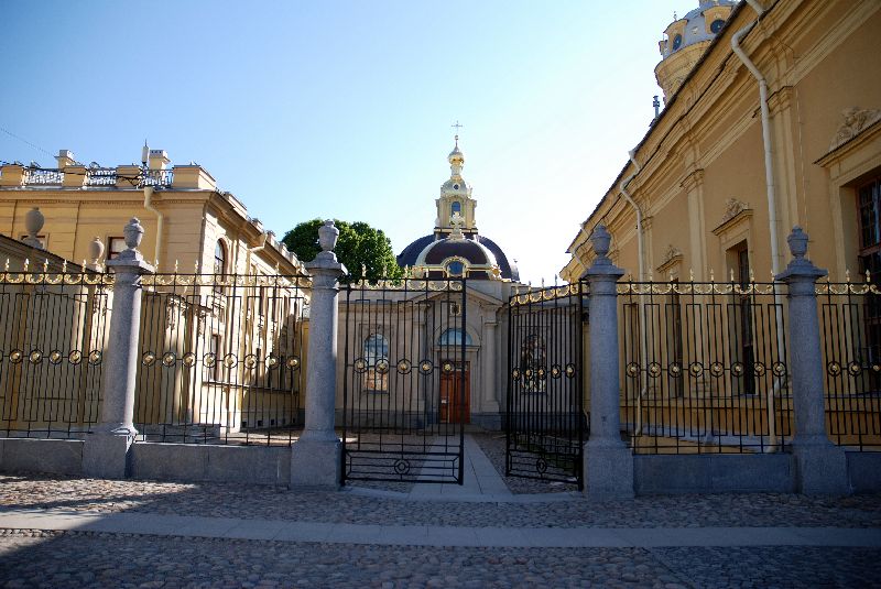 Cathédrale Saint-Pierre-et-Saint-Paul, Île aux Lièvres, Saint-Pétersbourg, Russie.