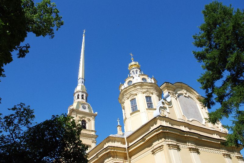 La cathédrale Saint-Pierre et Saint-Paul, Saint-Pétersbourg, Russie.