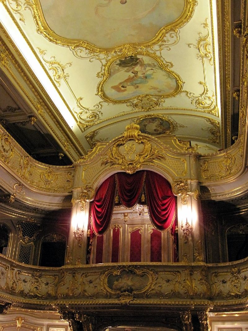 Petit théâtre du palais Yousssoupov, Saint-Pétersbourg, Russie.