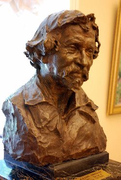 Buste de Ilya Repine de Mikhaïl Blokh, Musée russe, Saint-Pétersbourg, Russie.