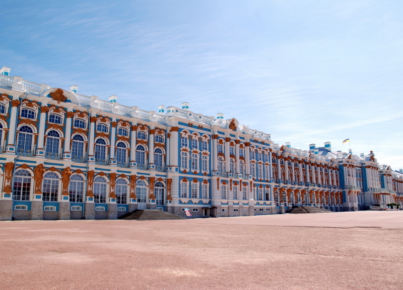 Palais de Catherine, Pouchkine, Russie.