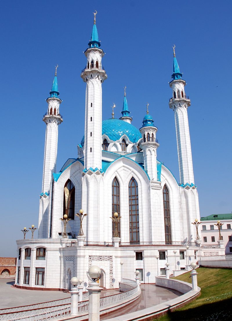 Mosquée Khul Sharif, Kremlin de Kazan, Russie.