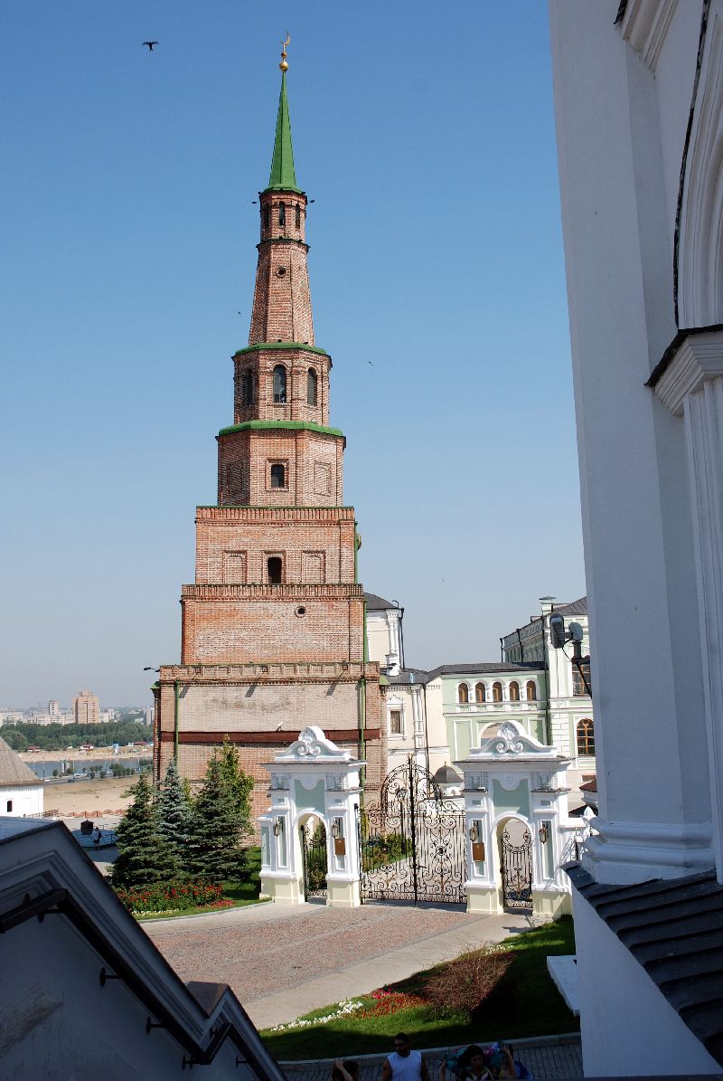 Tour Suyumbike, kremlin de Kazan, Russie.