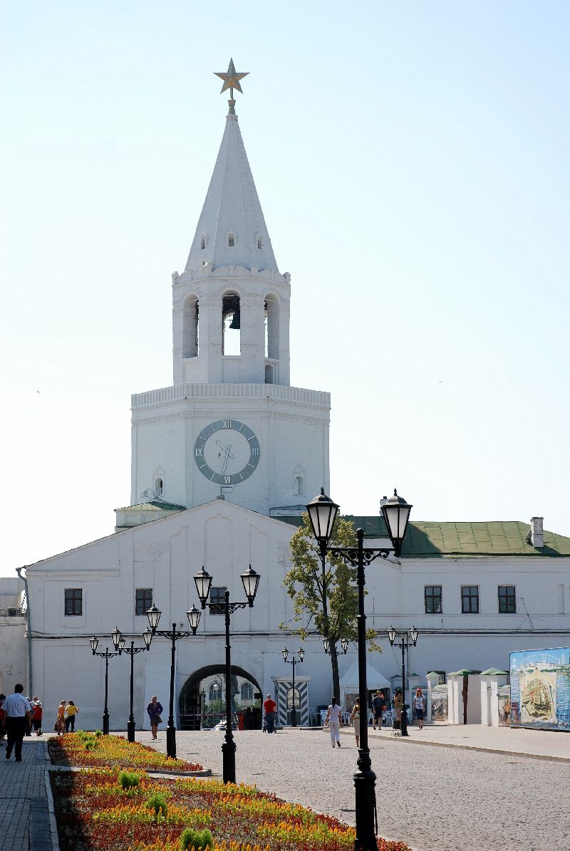 Tour du Sauveur, Kazan, Russie.