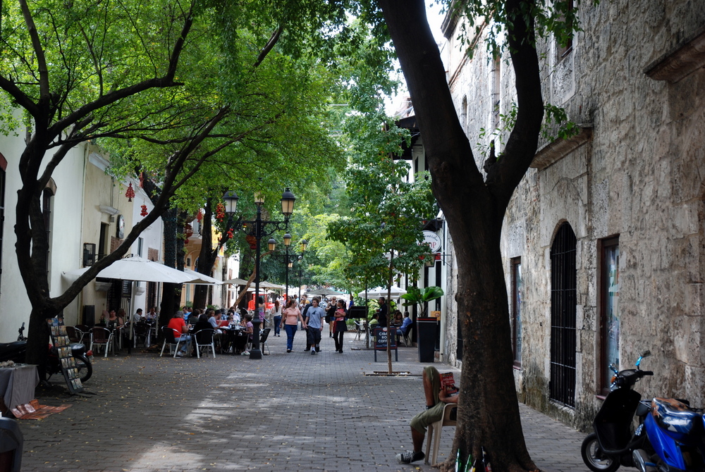 Calle de las Damas, Santo Domingo, République dominicaine.