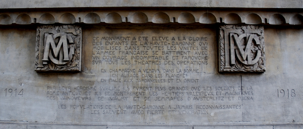 Monument aux morts, Toulouse, France