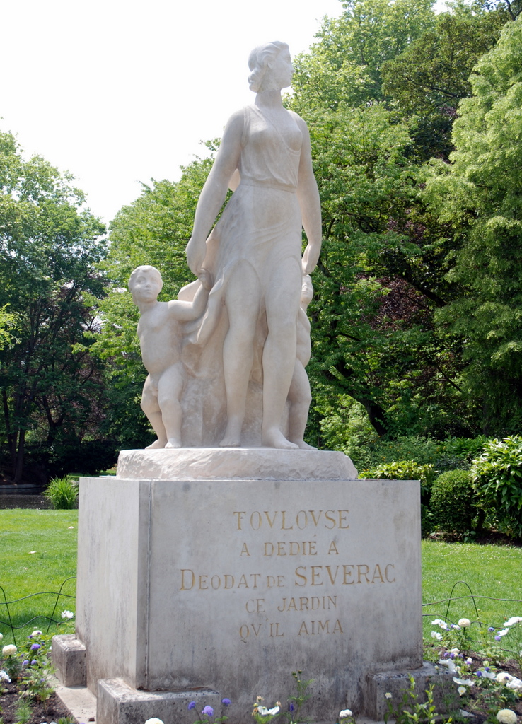 Hommage à Déodat de Séverac, Jardin du Grand Rond, Toulouse, France