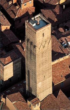 Torre Prendiparte, Bologne, Émilie-Romagne, Italie.