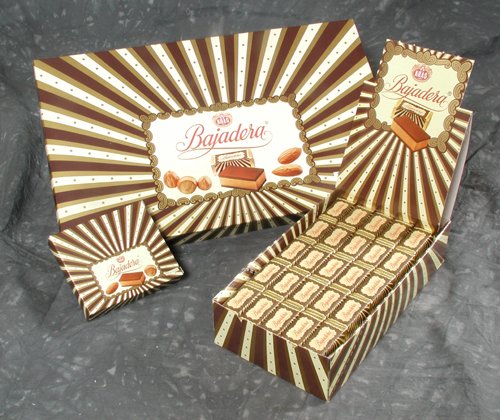 Emballage de chocolat Bajadera.