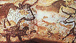 Peintures pariétales des grottes de Lascaux.
