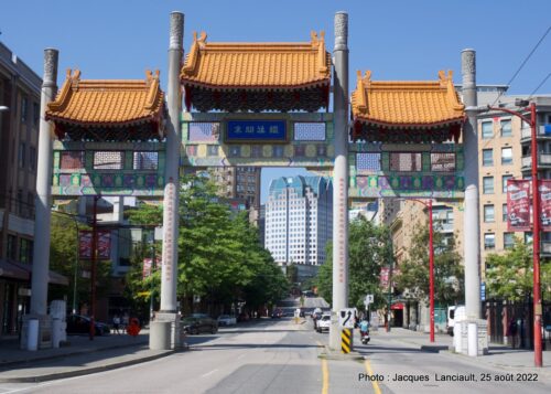 Porte d’entrée du quartier chinois, Vancouver, Colombie-Britannique