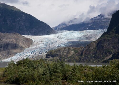 Glacier Mendenhall, Juneau, Alaska, États-Unis