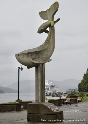 Grey Whale, Rotary Waterfront Park, Prince Rupert, Colombie-Britannique