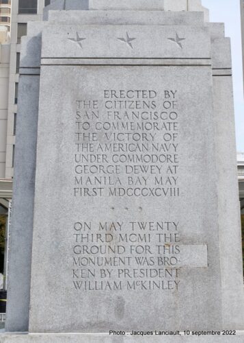 Monument Dewey, San Francisco, Californie, États-Unis