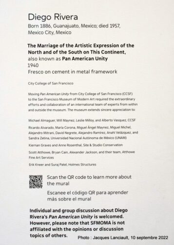 Pan American Unity, Diego Rivera, San Francisco MOMA, San Francisco, Californie, États-Unis
