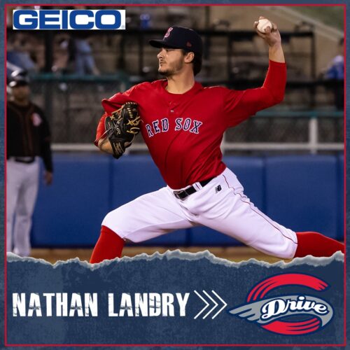 Nathan Landry, Drive de Greenville, Red Sox de Boston - A avancé