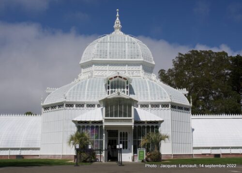Conservatory of flowers, parc du Golden Gate, San Francisco, Californie, États-Unis