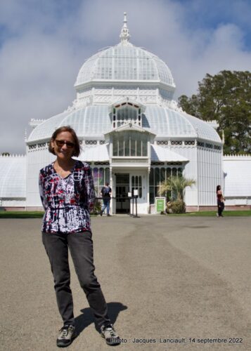 14 septembre 2022 - Conservatory of flowers, parc du Golden Gate, San Francisco, Californie, États-Unis