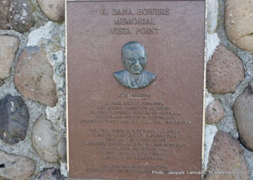 H. Dana Bowers Memorial Vista Point, Sausalito, Californie, États-Unis