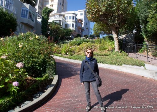 17 septembre 2023 - Lombard Street, San Francisco, Californie, États-Unis