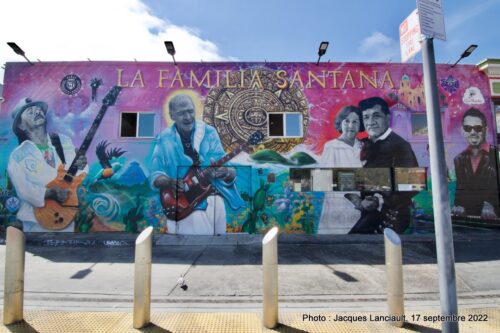 La Familia Santana, quartier Mission, San Francisco, Californie, États-Unis