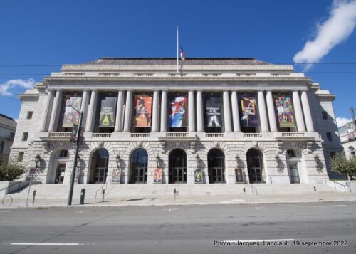 War Memorial Opera House, Civic Center, San Francisco, Californie, États-Unis
