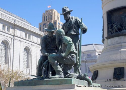 Monument des Pionniers, Civic Center, San Francisco, Californie, États-Unis