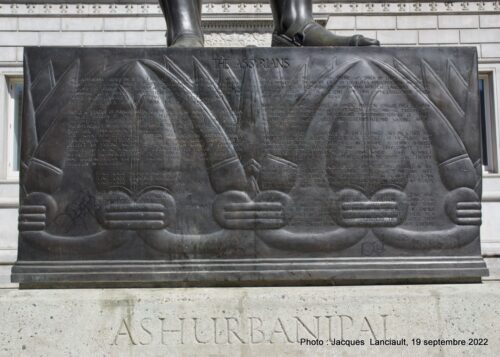 Monument Ashurbanipal, Civic Center, San Francisco, Californie, États-Unis