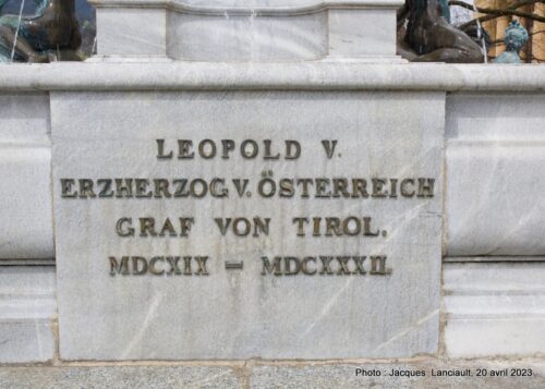 Monument Leopold V, Innsbruck, Autriche