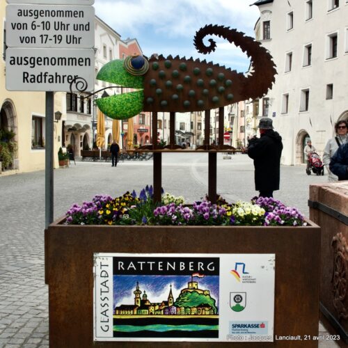 Place centrale, Rattenberg, Autriche