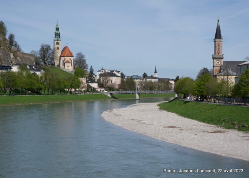 Rivière Salzach, Salzbourg, Autriche