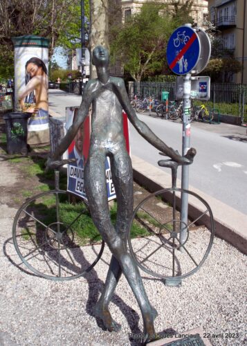 Cycliste, Lotte Ranft, Salzbourg, Autriche