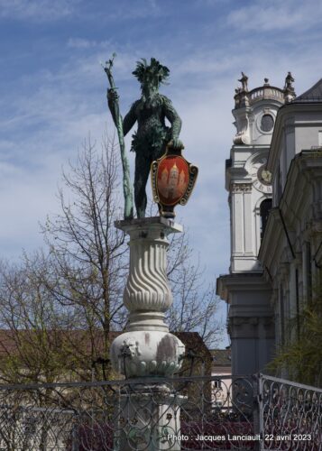 Fontaine de l'homme sauvage, Salzbourg, Autriche