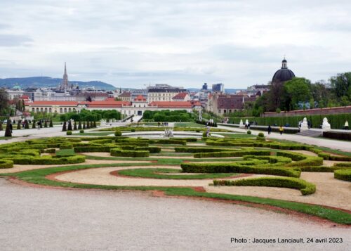 Jardins du palais du Belvédère, Vienne, Autriche