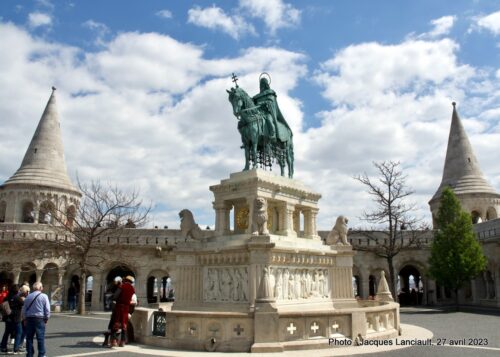 Statue équestre d'Étienne 1er, Budapest, Hongrie