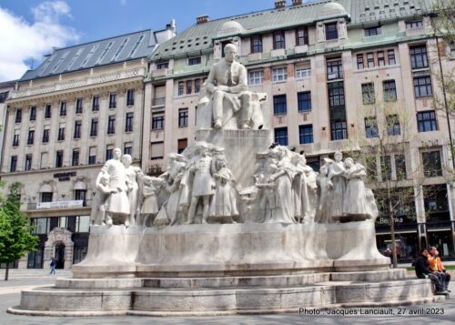 Monument Mihály Vörösmarty, Budapest, Hongrie