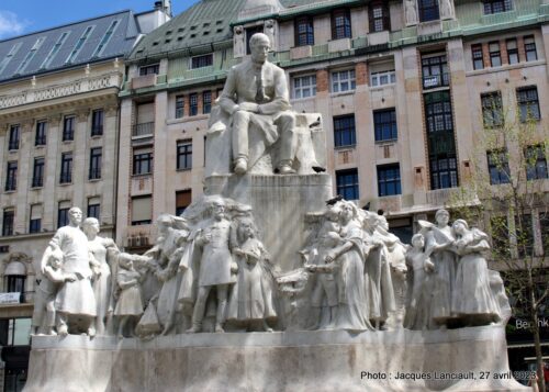 Monument Mihály Vörösmarty, Budapest, Hongrie