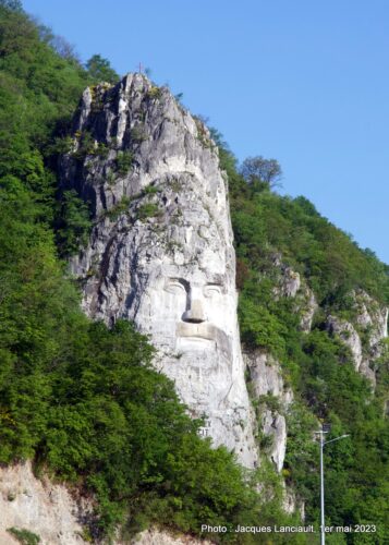 Sculpture du roi Décébale, Roumanie