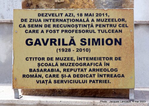 Buste de Simion Gavrilă, Tulcea, Roumanie