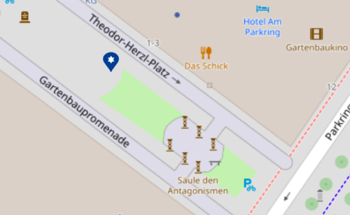 Theodor-Herzl-Platz, Vienne, Autriche
